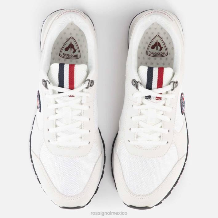 mujer Rossignol zapatillas patrimoniales HPXL701 calzado blanco