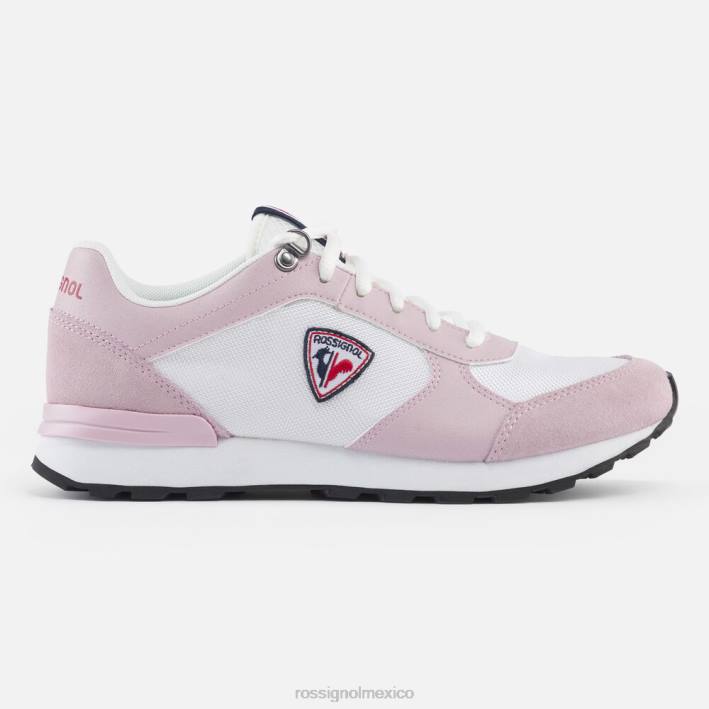 mujer Rossignol zapatillas patrimoniales HPXL863 calzado rosa empolvado