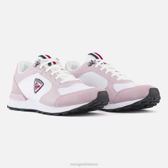 mujer Rossignol zapatillas patrimoniales HPXL863 calzado rosa empolvado