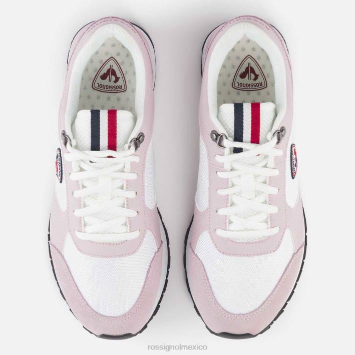 mujer Rossignol zapatillas patrimoniales HPXL863 calzado rosa empolvado