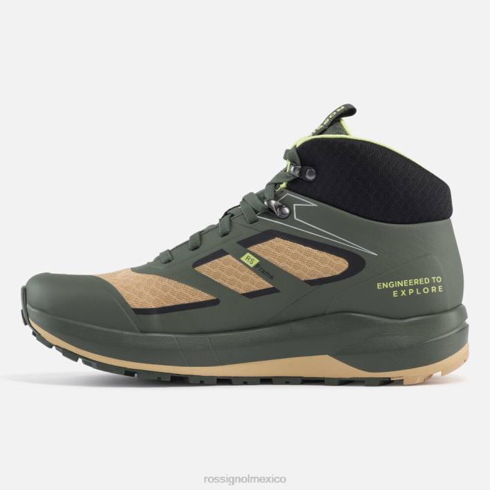 mujer Rossignol zapatos ligeros para caminar HPXL954 calzado verde