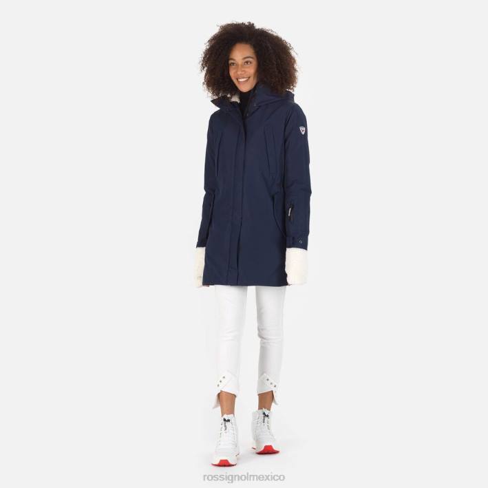 mujer Rossignol anorak HPXL854 tapas azul marino oscuro