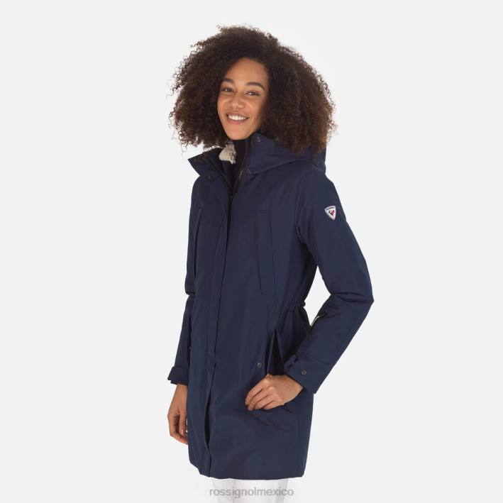 mujer Rossignol anorak HPXL854 tapas azul marino oscuro