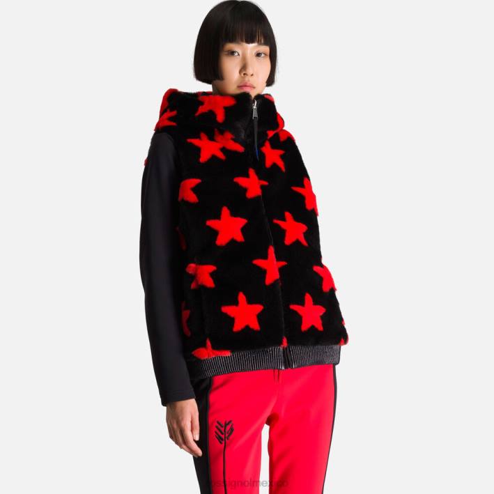 mujer Rossignol chaleco al revés jcc HPXL1055 tapas negro