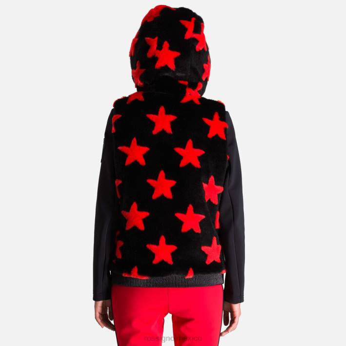 mujer Rossignol chaleco al revés jcc HPXL1055 tapas negro