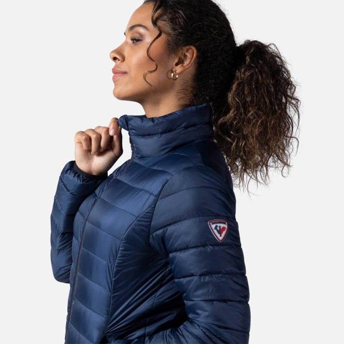 mujer Rossignol chaqueta aislante 180gr HPXL867 tapas azul marino oscuro