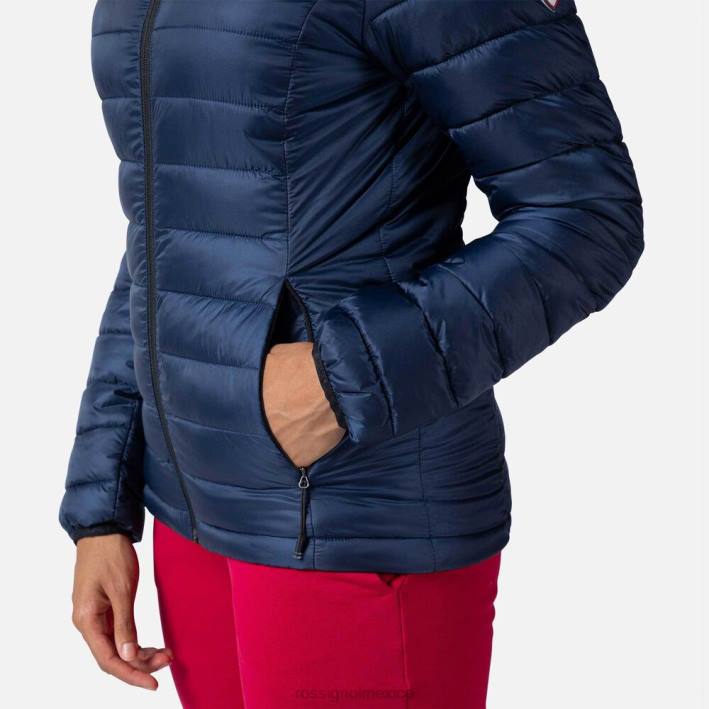 mujer Rossignol chaqueta aislante 180gr HPXL867 tapas azul marino oscuro
