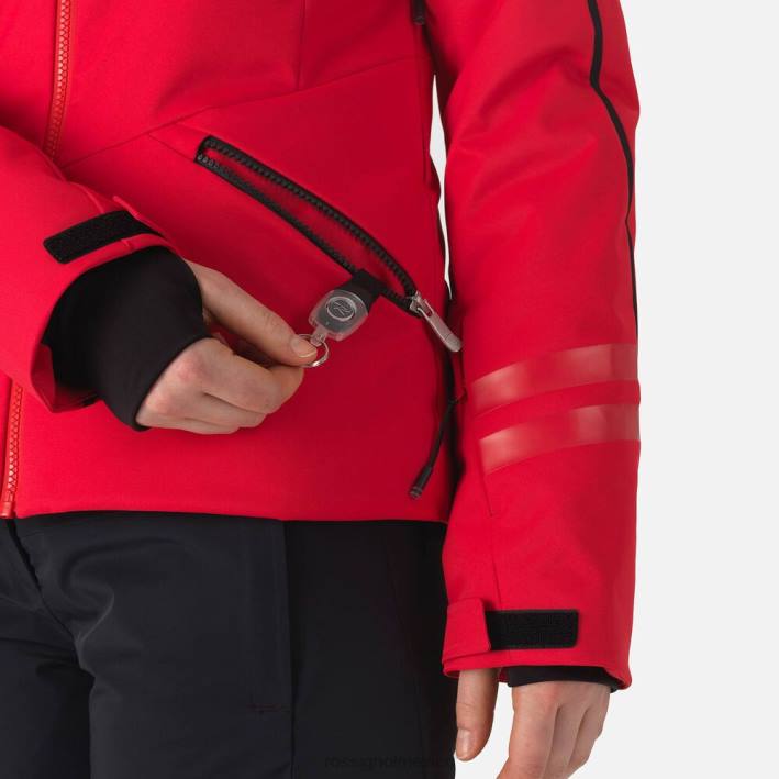 mujer Rossignol chaqueta de esquí HPXL798 tapas deportivorojo