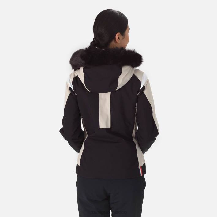 mujer Rossignol chaqueta de esquí aéreo HPXL1065 tapas negro