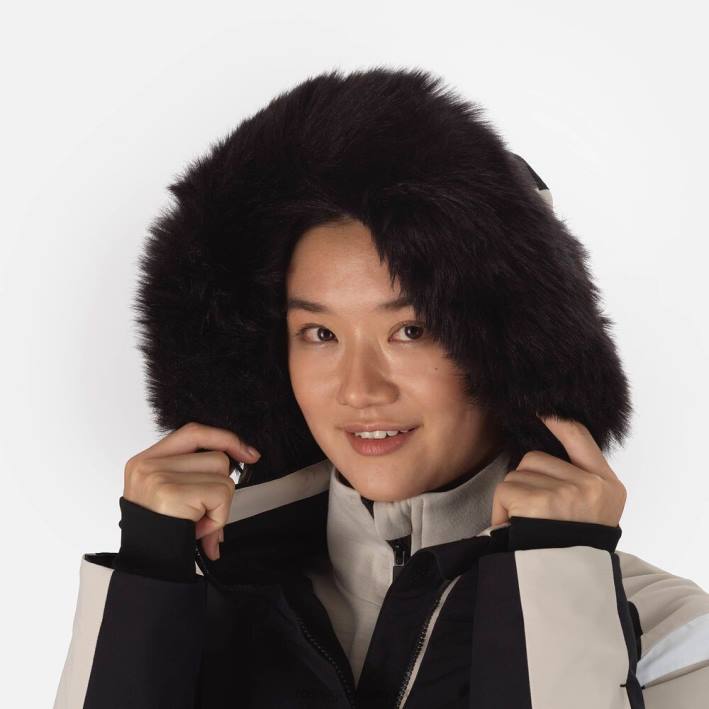 mujer Rossignol chaqueta de esquí aéreo HPXL1065 tapas negro