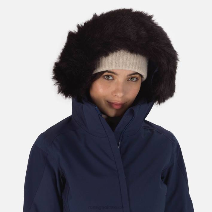 mujer Rossignol chaqueta de esquí aéreo HPXL1067 tapas azul marino oscuro