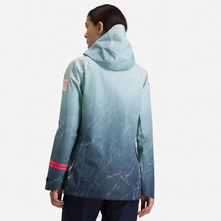 mujer Rossignol chaqueta de esquí atelier s ride free HPXL1040 tapas aguamarmol