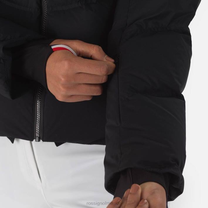 mujer Rossignol chaqueta de esquí de plumas distintiva HPXL1074 tapas bicolor