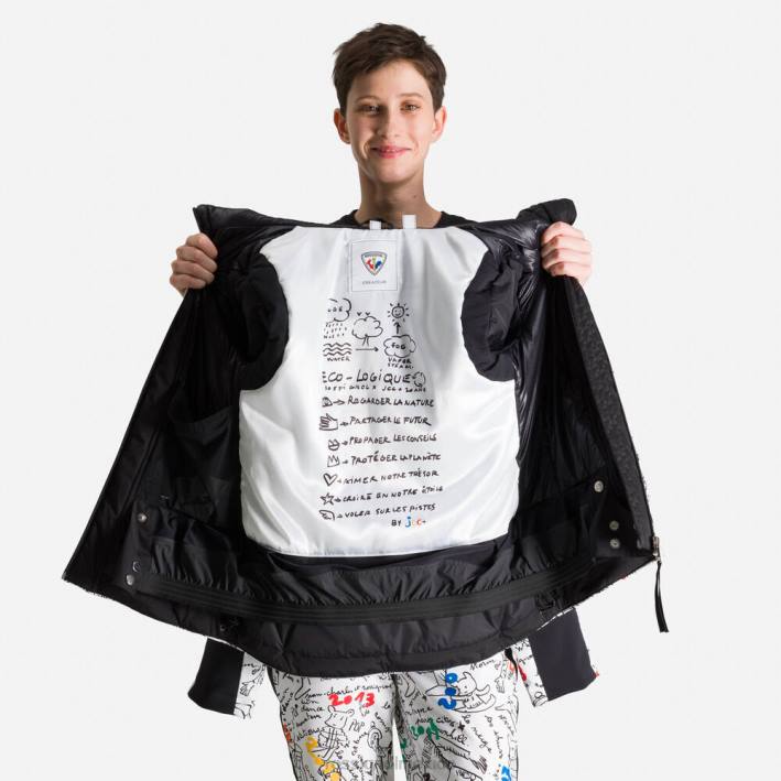 mujer Rossignol chaqueta de esquí jcc eco logic HPXL1071 tapas galaxia