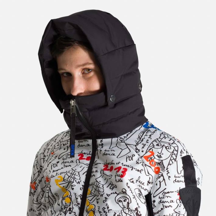 mujer Rossignol chaqueta de esquí jcc eco logic HPXL1071 tapas galaxia