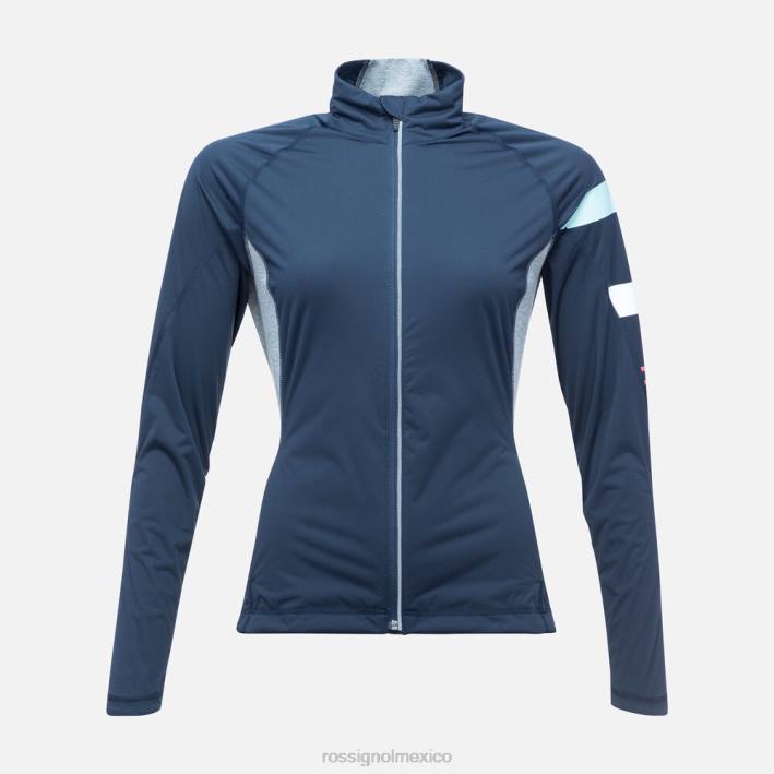mujer Rossignol chaqueta de esquí nórdico poursuite HPXL1084 tapas eclipse