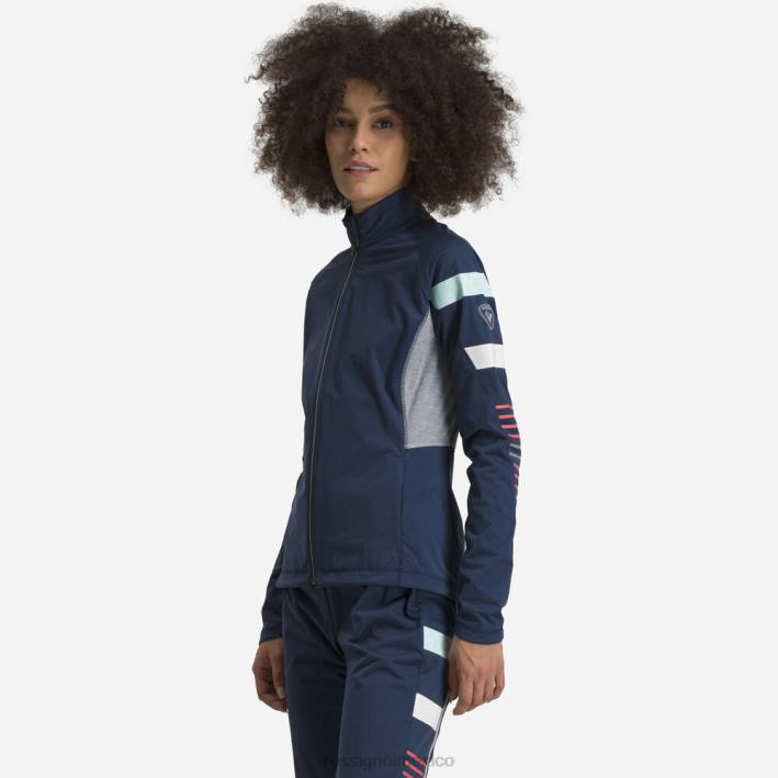 mujer Rossignol chaqueta de esquí nórdico poursuite HPXL1084 tapas eclipse