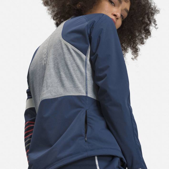 mujer Rossignol chaqueta de esquí nórdico poursuite HPXL1084 tapas eclipse