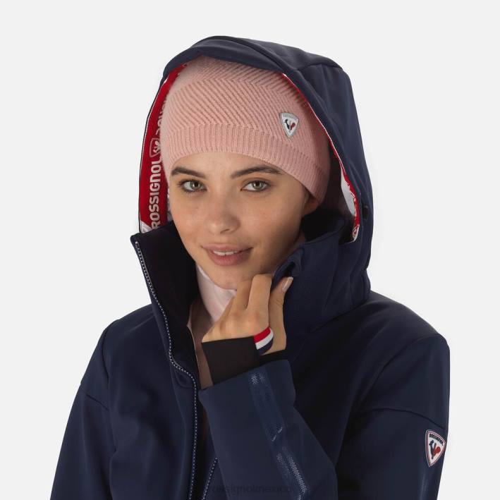 mujer Rossignol chaqueta de esquí plana softshell HPXL780 tapas azul marino oscuro