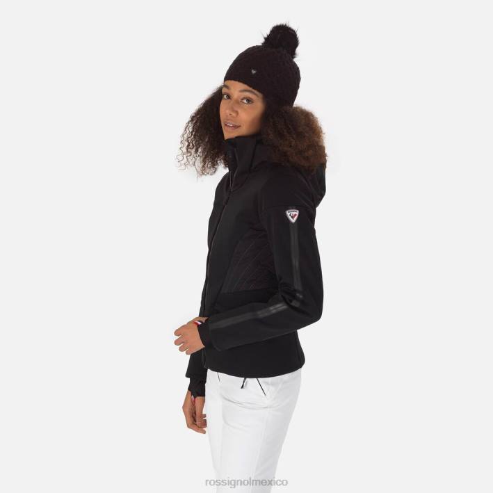 mujer Rossignol chaqueta de esquí plana softshell HPXL988 tapas negro