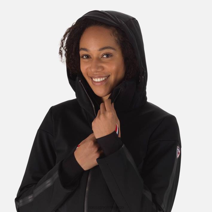mujer Rossignol chaqueta de esquí plana softshell HPXL988 tapas negro