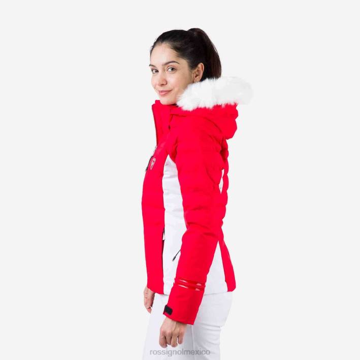 mujer Rossignol chaqueta de esquí rápida HPXL803 tapas bicolor