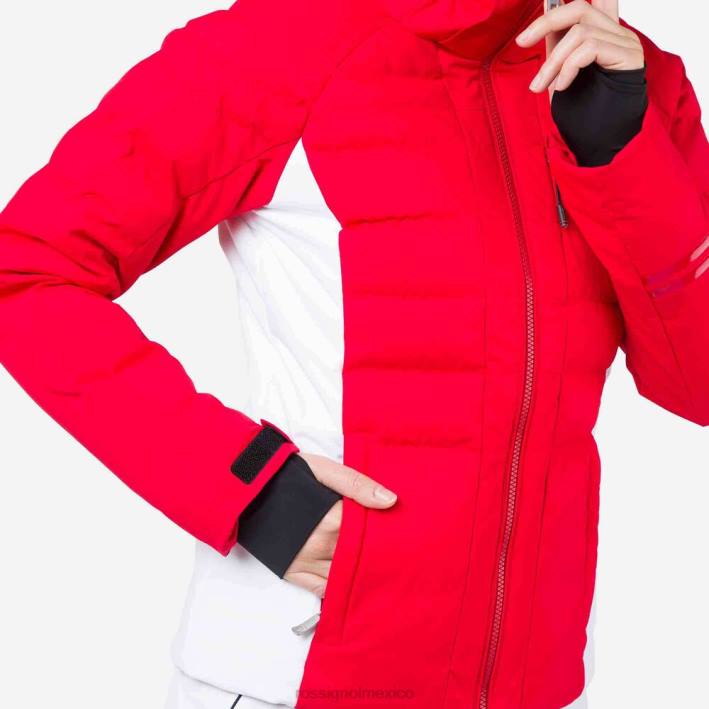 mujer Rossignol chaqueta de esquí rápida HPXL803 tapas bicolor