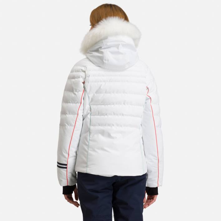 mujer Rossignol chaqueta de esquí rapide xp HPXL783 tapas blanco