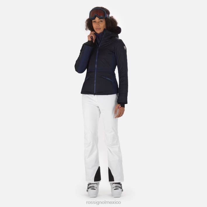 mujer Rossignol chaqueta de esquí roc HPXL1059 tapas azul marino oscuro