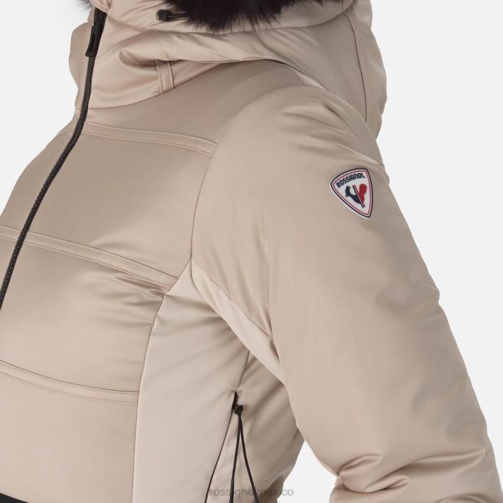 mujer Rossignol chaqueta de esquí roc HPXL790 tapas paloma salvaje
