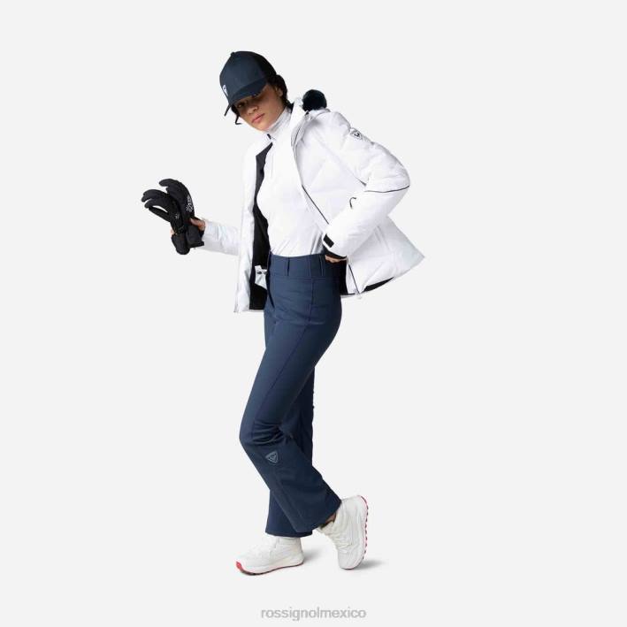 mujer Rossignol chaqueta de esquí staci HPXL1030 tapas blanco