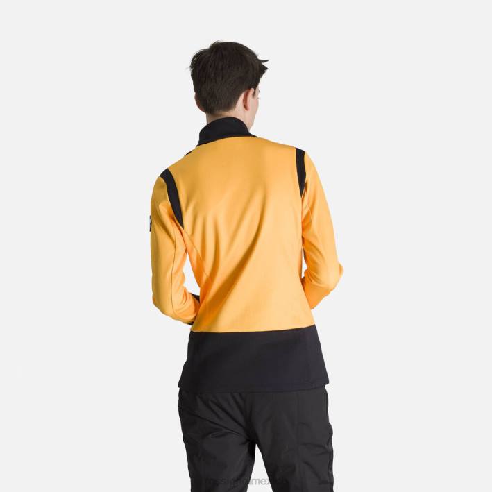 mujer Rossignol chaqueta climi jcc HPXL1001 tapas amarillo