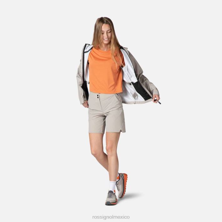 mujer Rossignol pantalones cortos ligeros y transpirables HPXL875 fondos abedul