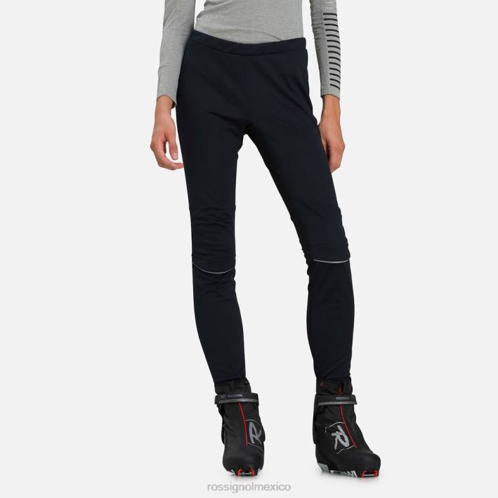 mujer Rossignol pantalones softshell HPXL1072 fondos negro