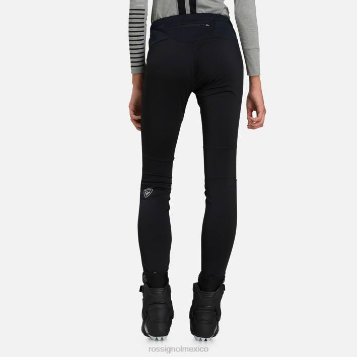 mujer Rossignol pantalones softshell HPXL1072 fondos negro