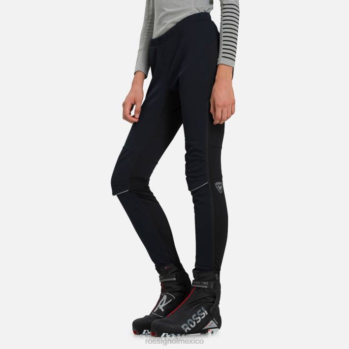 mujer Rossignol pantalones softshell HPXL1072 fondos negro
