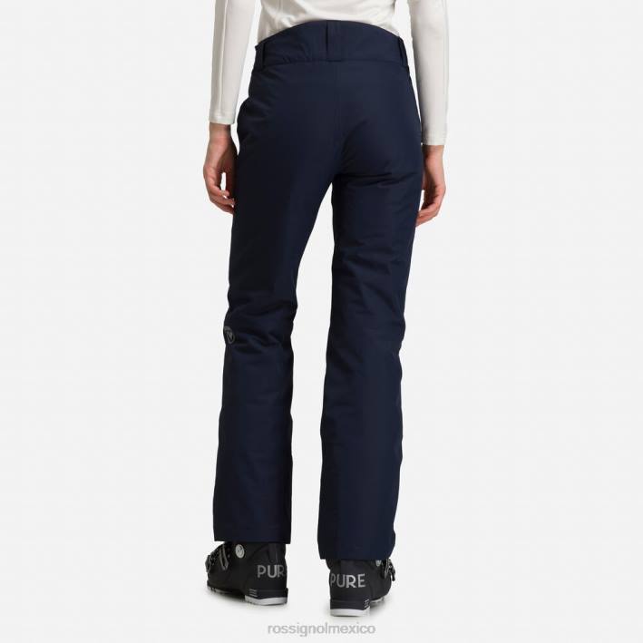 mujer Rossignol pantalones de esquí rápidos HPXL1083 fondos eclipse