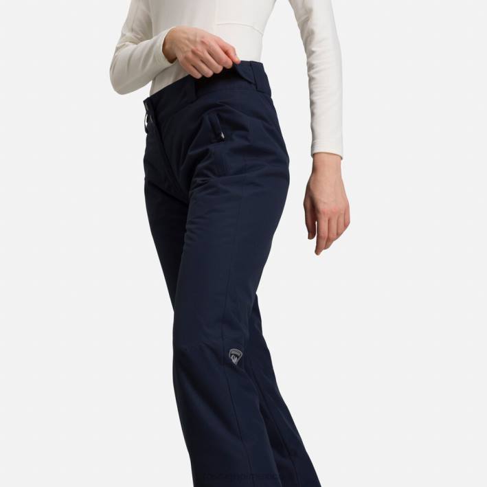 mujer Rossignol pantalones de esquí rápidos HPXL1083 fondos eclipse