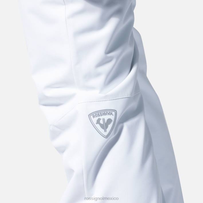 mujer Rossignol pantalones de esquí rápidos HPXL797 fondos blanco
