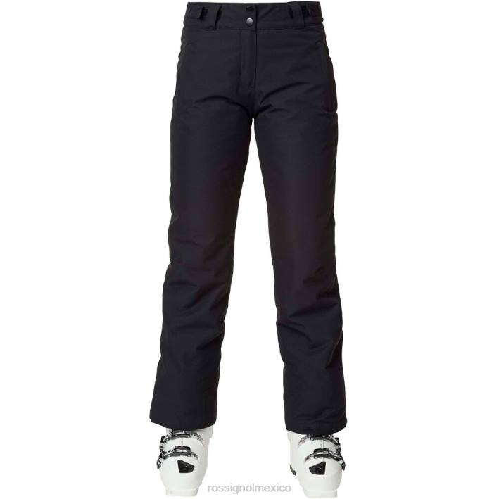 mujer Rossignol pantalones de esquí rápidos HPXL813 fondos negro