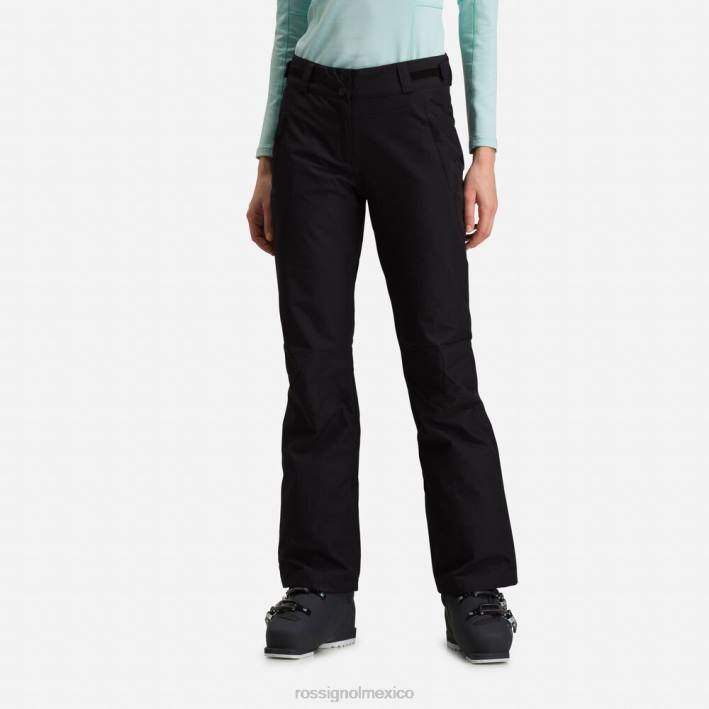 mujer Rossignol pantalones de esquí rápidos HPXL813 fondos negro