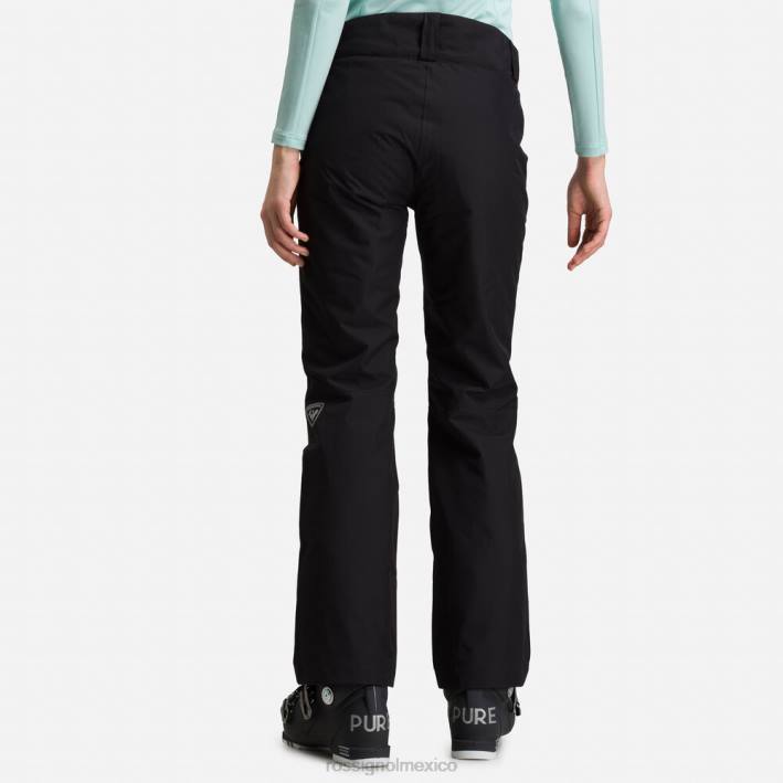 mujer Rossignol pantalones de esquí rápidos HPXL813 fondos negro