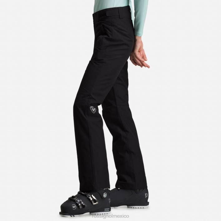 mujer Rossignol pantalones de esquí rápidos HPXL813 fondos negro