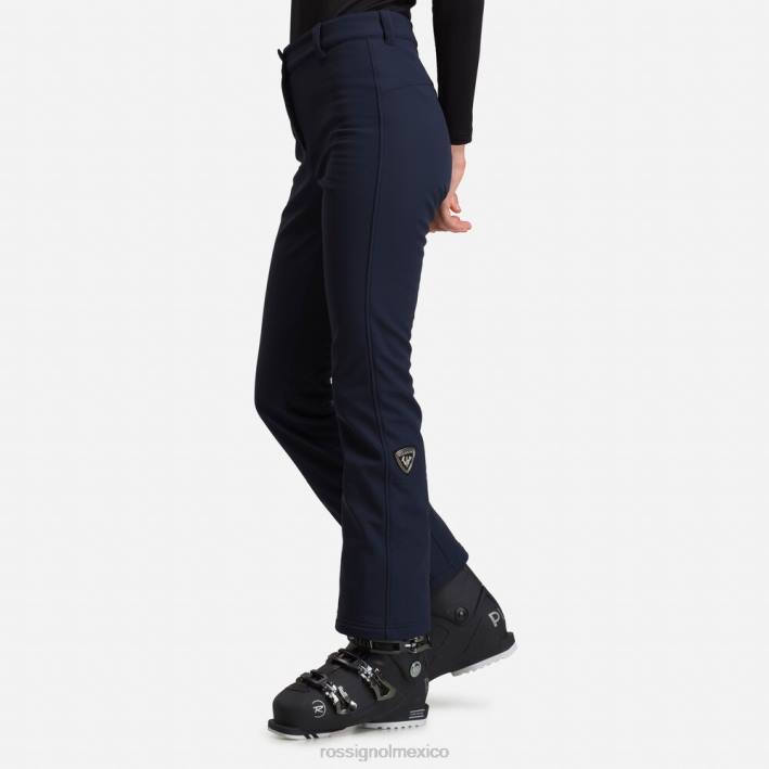 mujer Rossignol pantalones de esquí softshell HPXL776 fondos eclipse