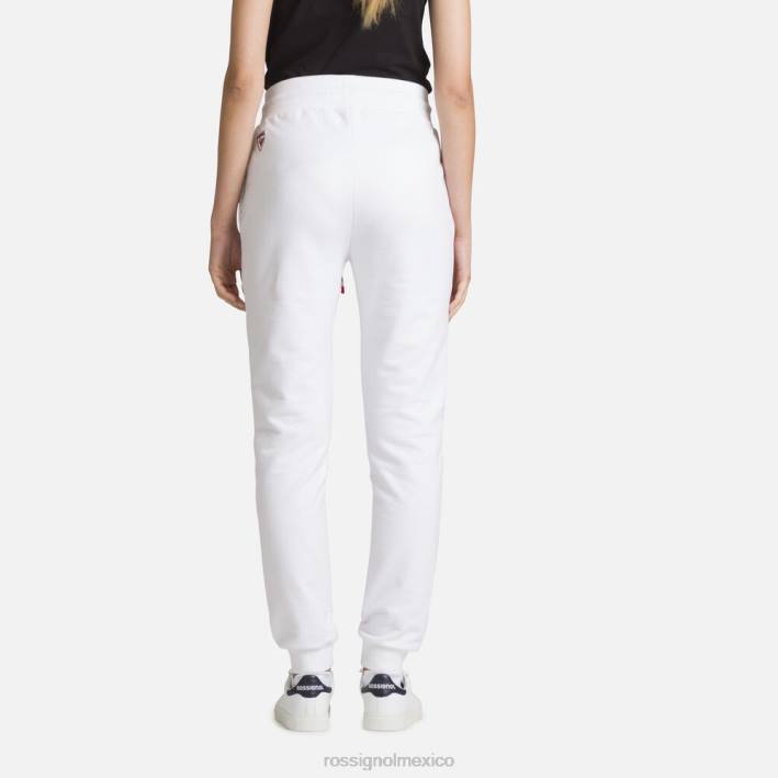 mujer Rossignol pantalones deportivos de lana con logo HPXL836 fondos blanco