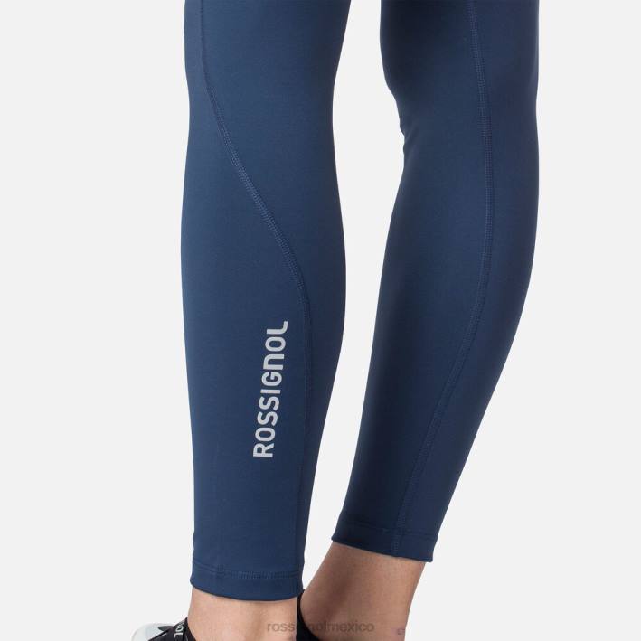 mujer Rossignol mallas para correr ligeras y transpirables HPXL698 fondos azul marino oscuro
