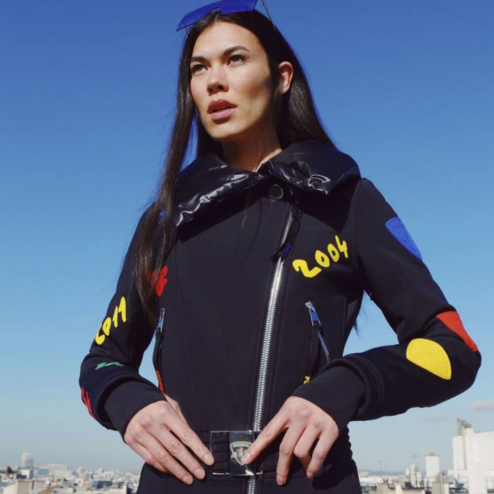 mujer Rossignol mono sublim jcc HPXL1079 fondos negro