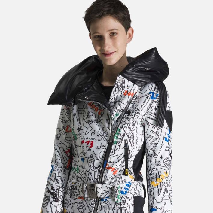 mujer Rossignol overol jcc con estampado sublime HPXL804 fondos galaxia