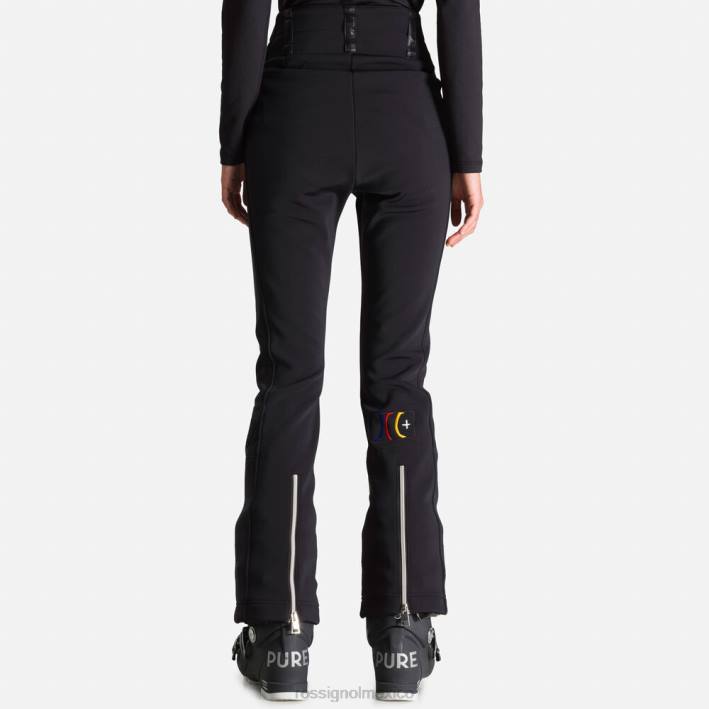 mujer Rossignol pantalones jcc brady suaves HPXL1049 fondos negro