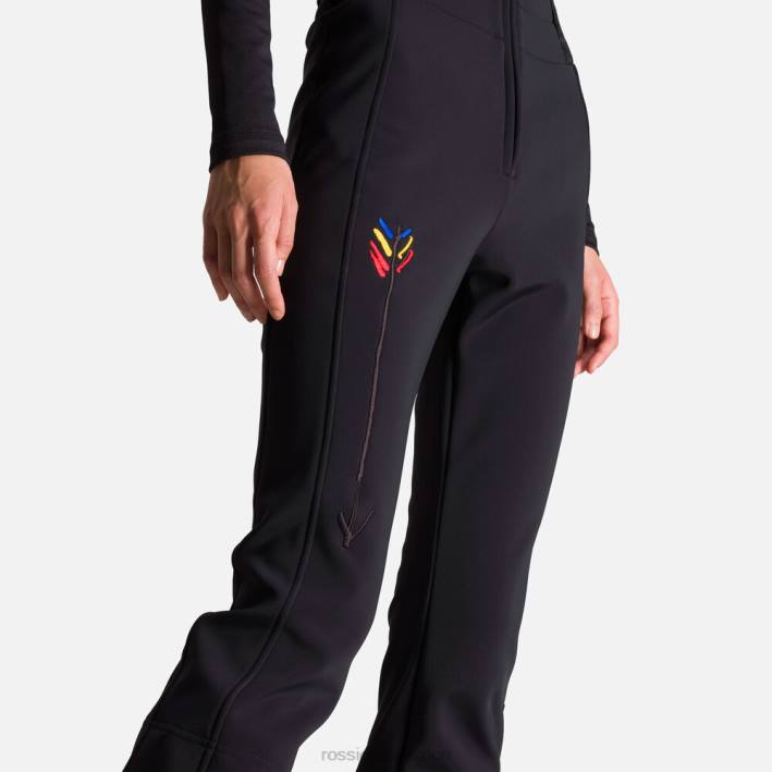 mujer Rossignol pantalones jcc brady suaves HPXL1049 fondos negro